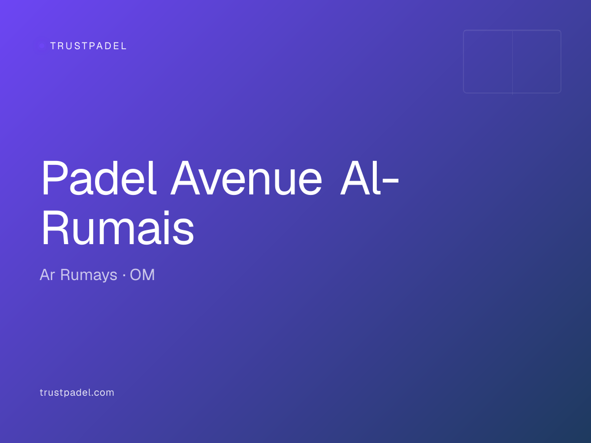 Padel Avenue Al-Rumais padel club