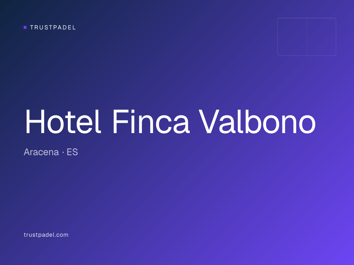 Hotel Finca Valbono padel club