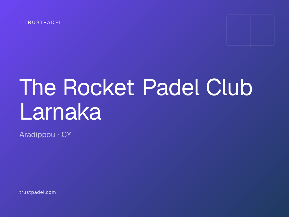 The Rocket Padel Club Larnaka padel club