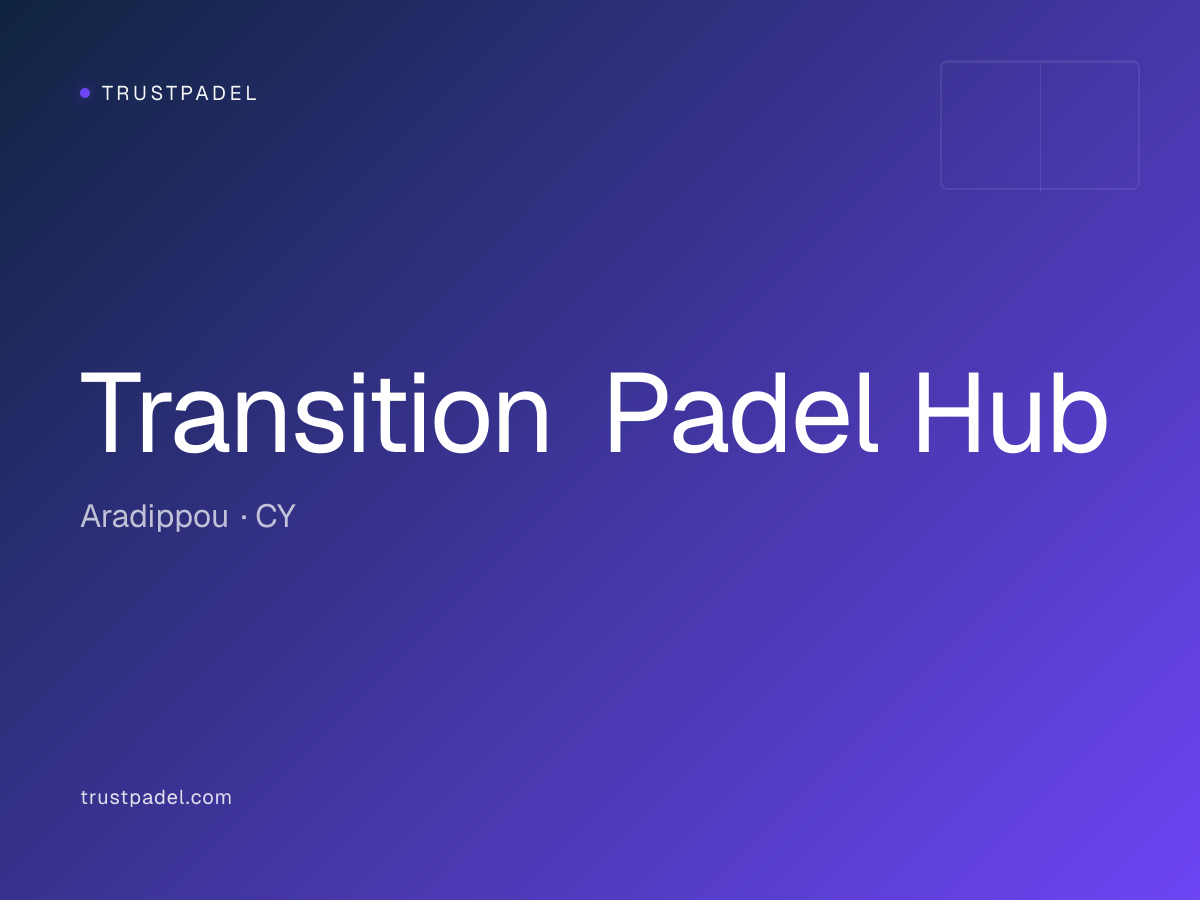 Transition Padel Hub padel club