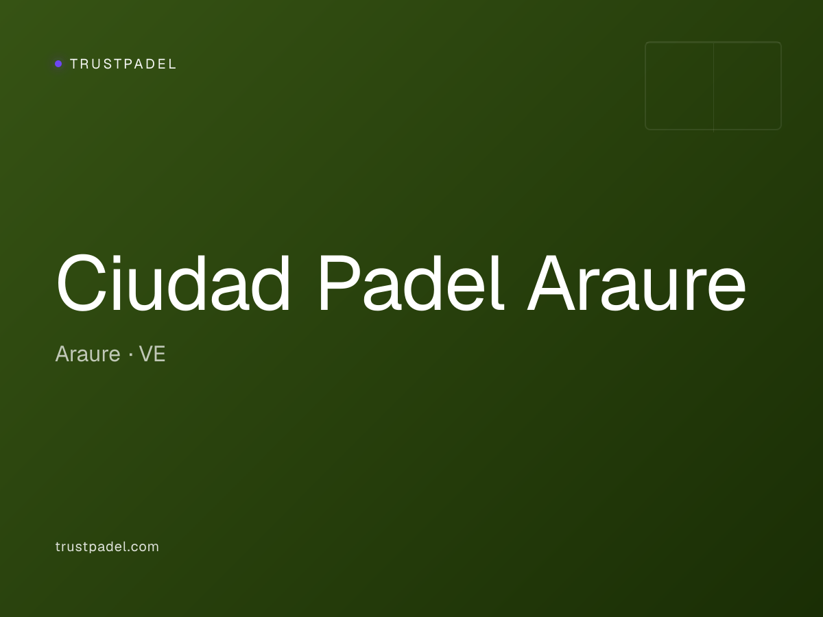 Ciudad Padel Araure padel club