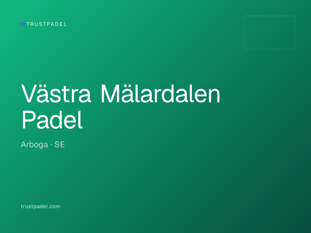 Västra Mälardalen Padel padel club