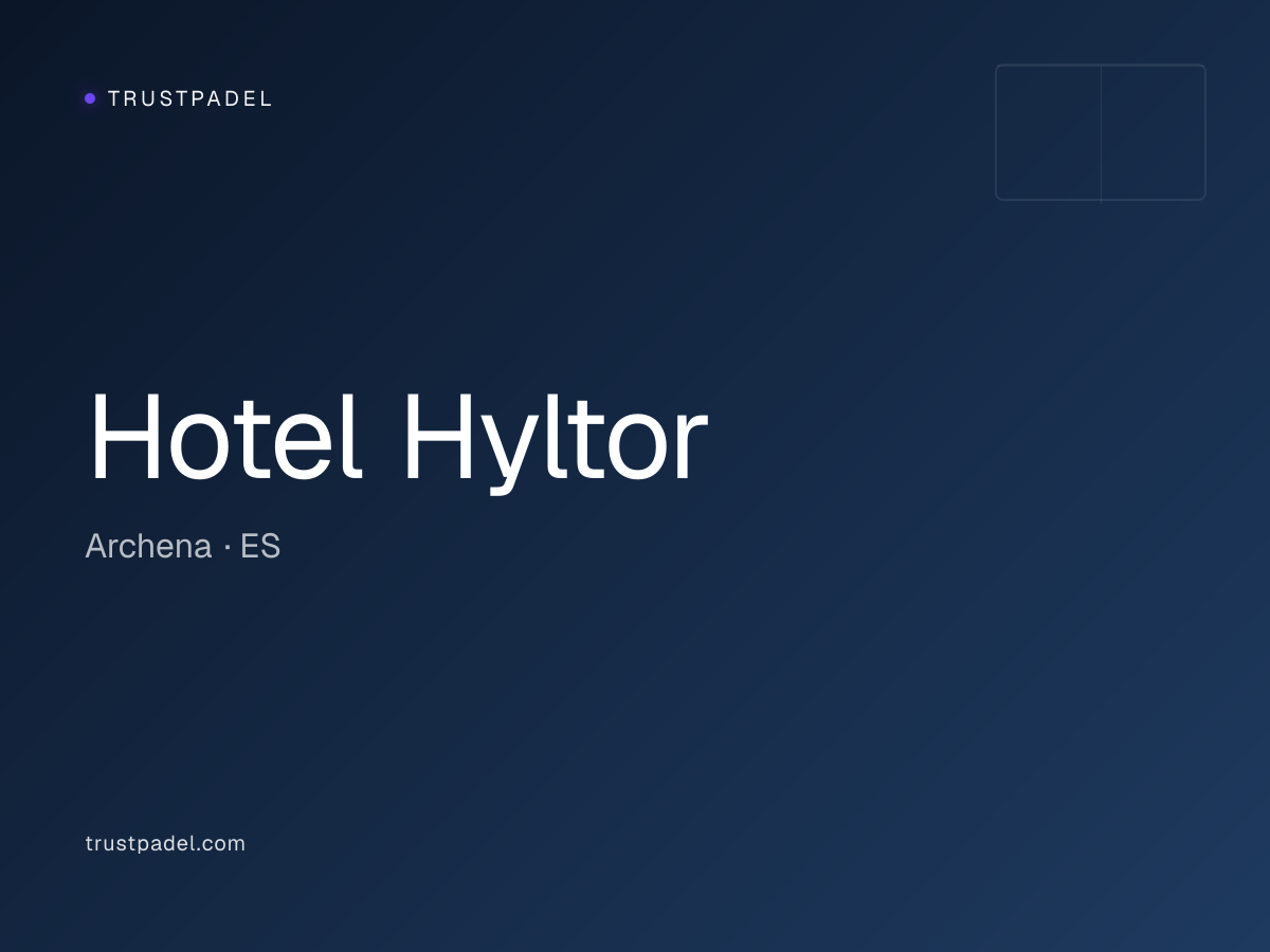 Hotel Hyltor padel club