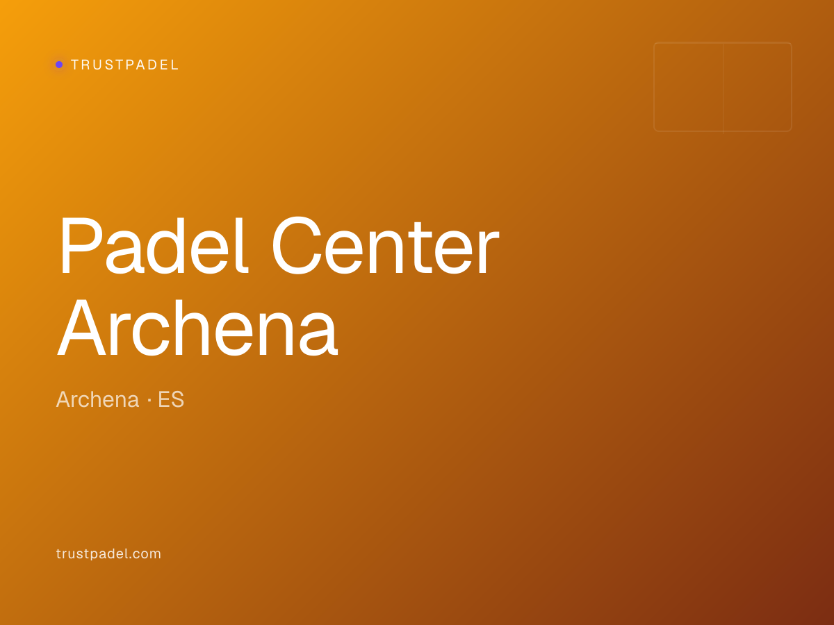 Padel Center Archena padel club