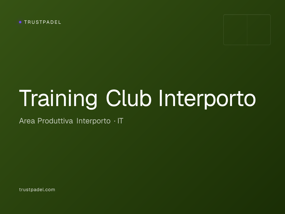 Training Club Interporto padel club