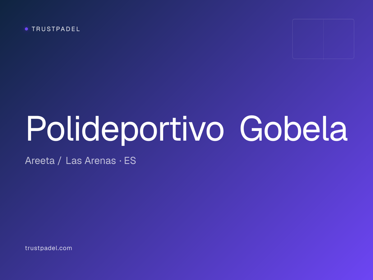 Polideportivo Gobela padel club