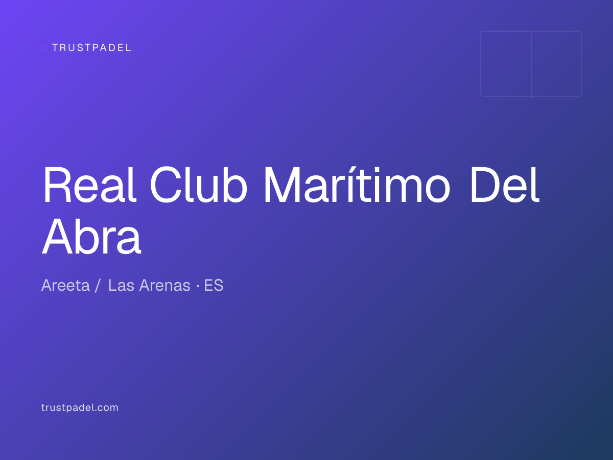 Real Club Marítimo Del Abra padel club
