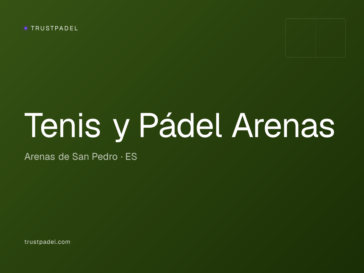Tenis y Pádel Arenas padel club