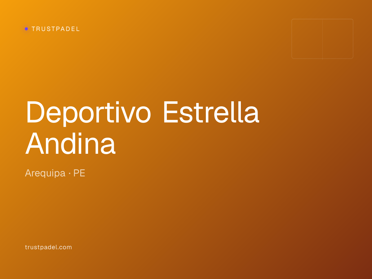 Deportivo Estrella Andina padel club