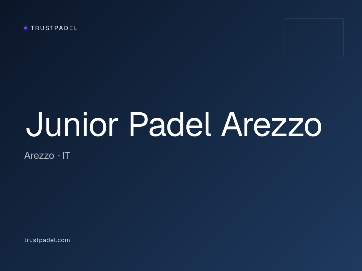 Junior Padel Arezzo padel club