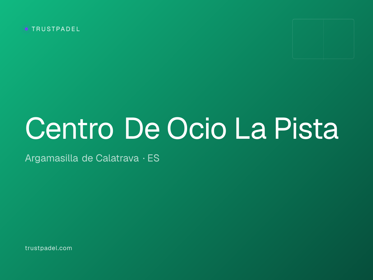 Centro De Ocio La Pista padel club
