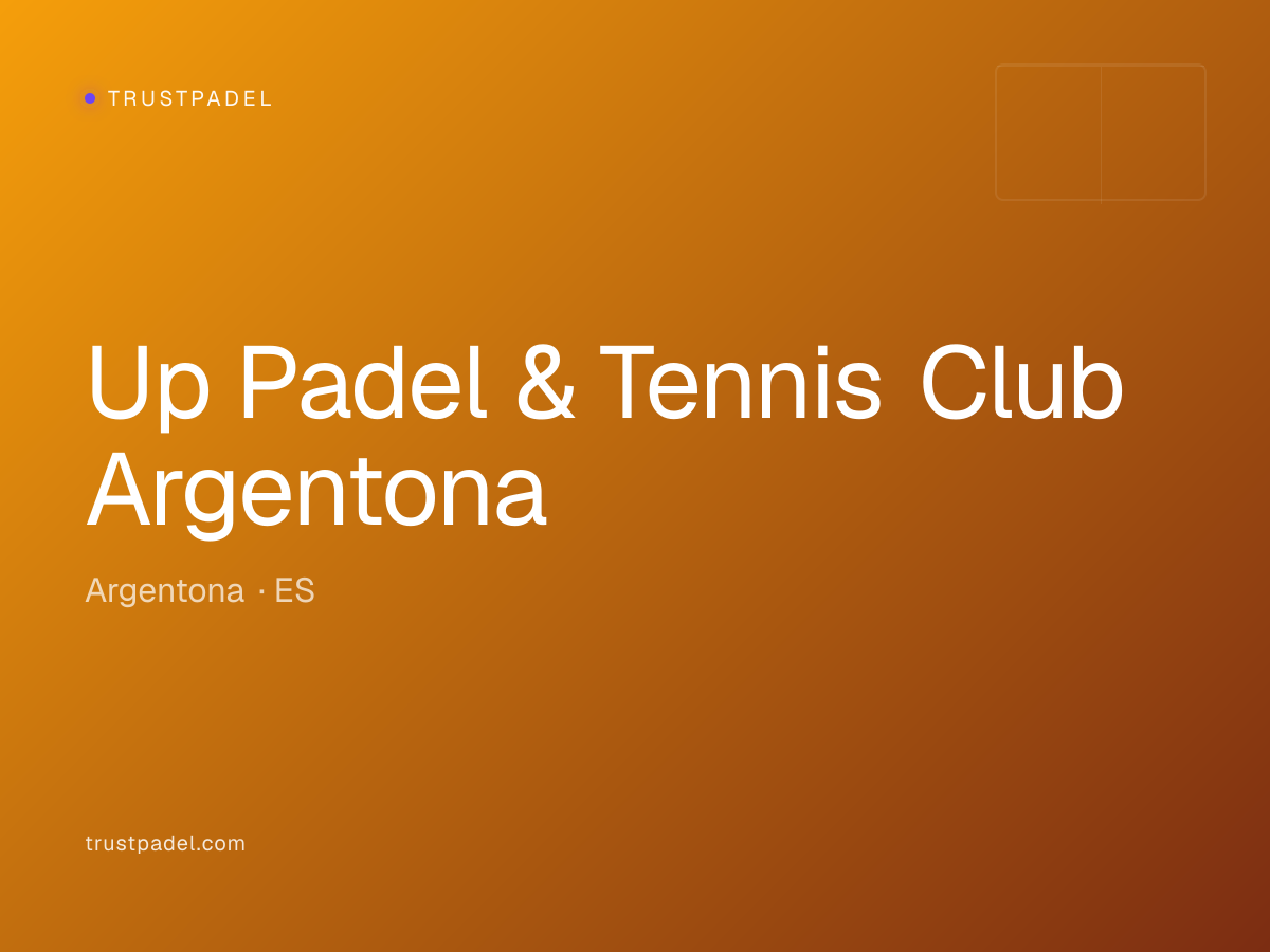 Up Padel & Tennis Club Argentona padel club