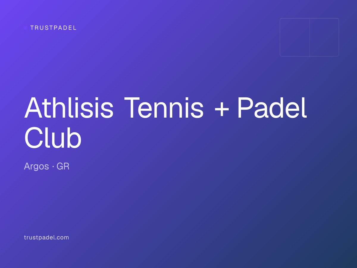 Athlisis Tennis + Padel Club padel club