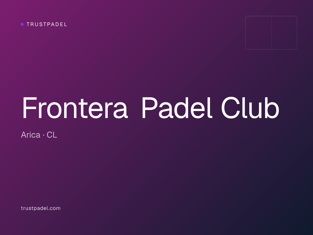 Frontera Padel Club padel club
