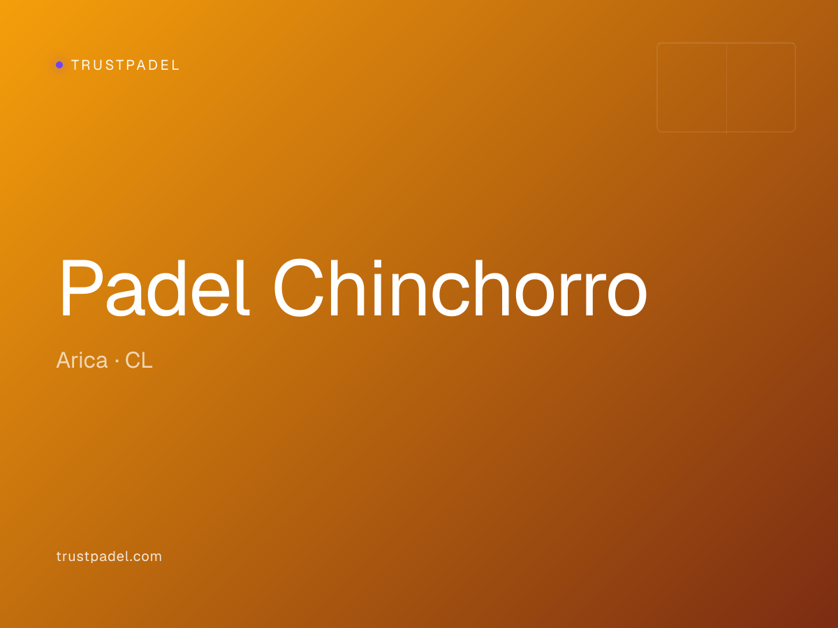 Padel Chinchorro padel club