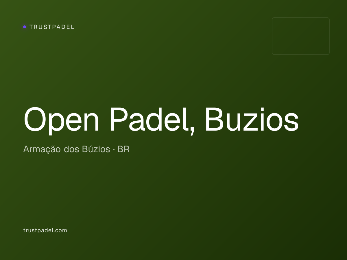 Open Padel, Buzios padel club