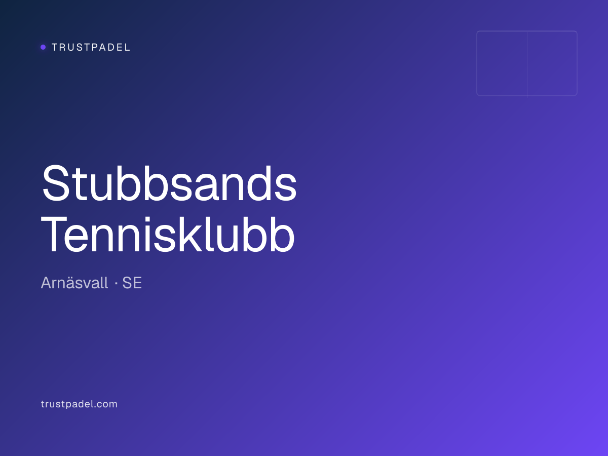Stubbsands Tennisklubb padel club