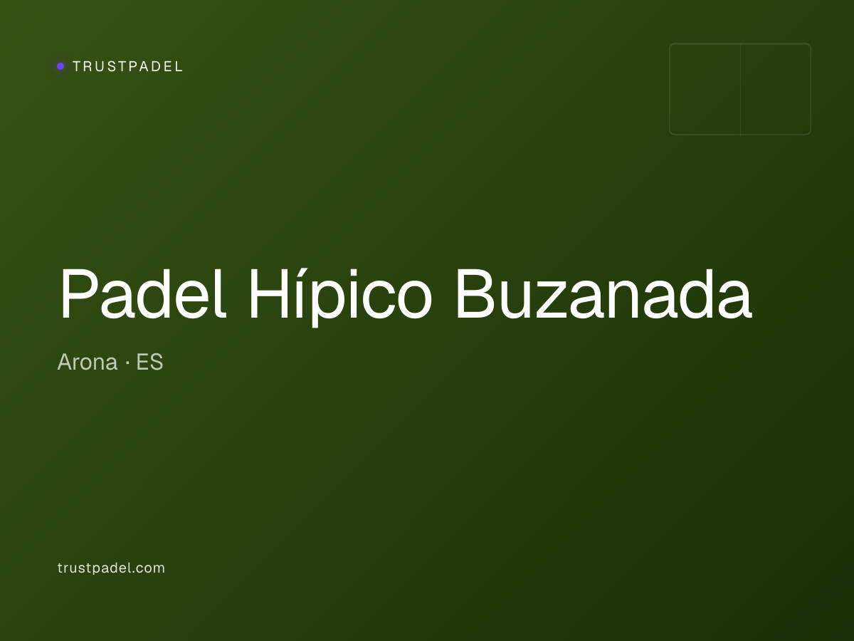 Padel Hípico Buzanada padel club