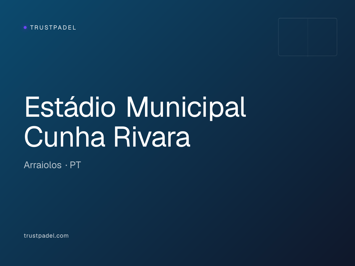 Estádio Municipal Cunha Rivara padel club