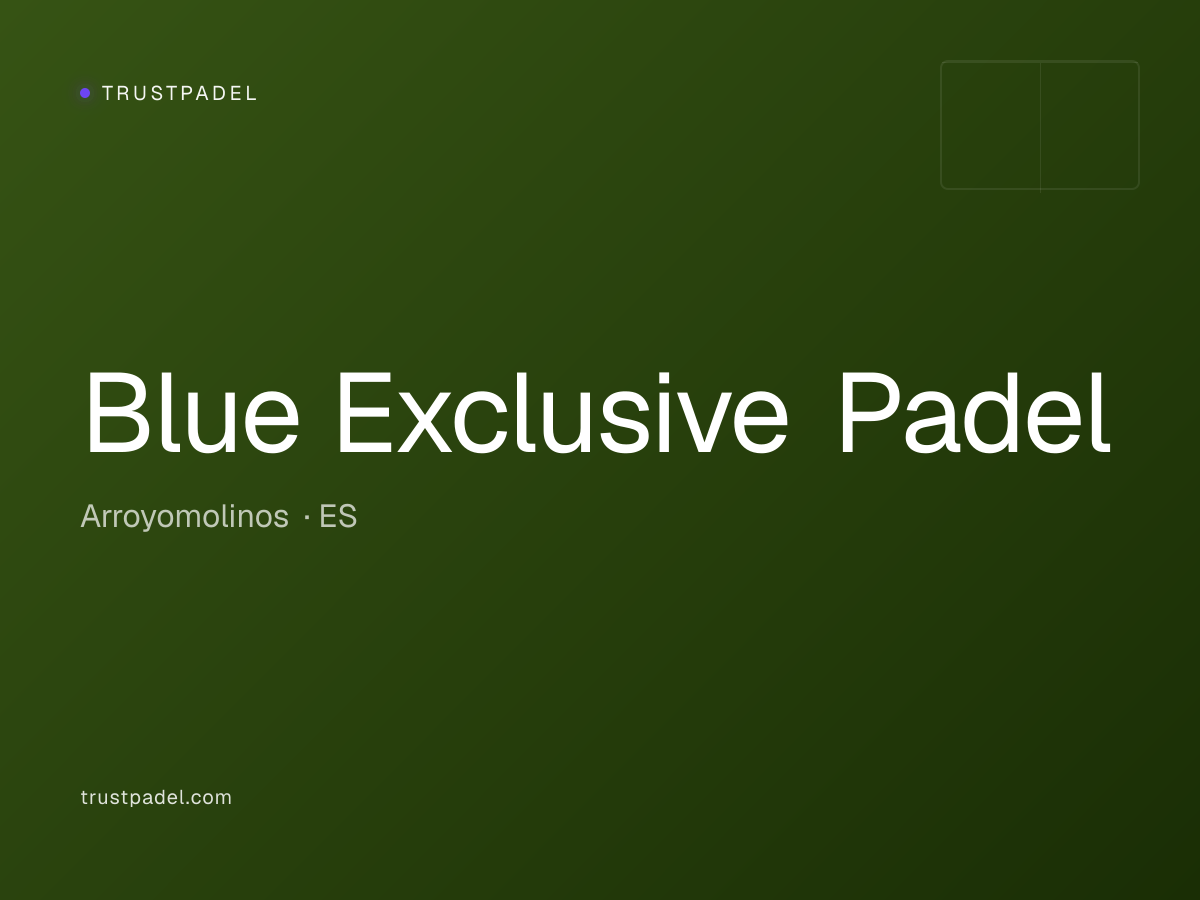 Blue Exclusive Padel padel club