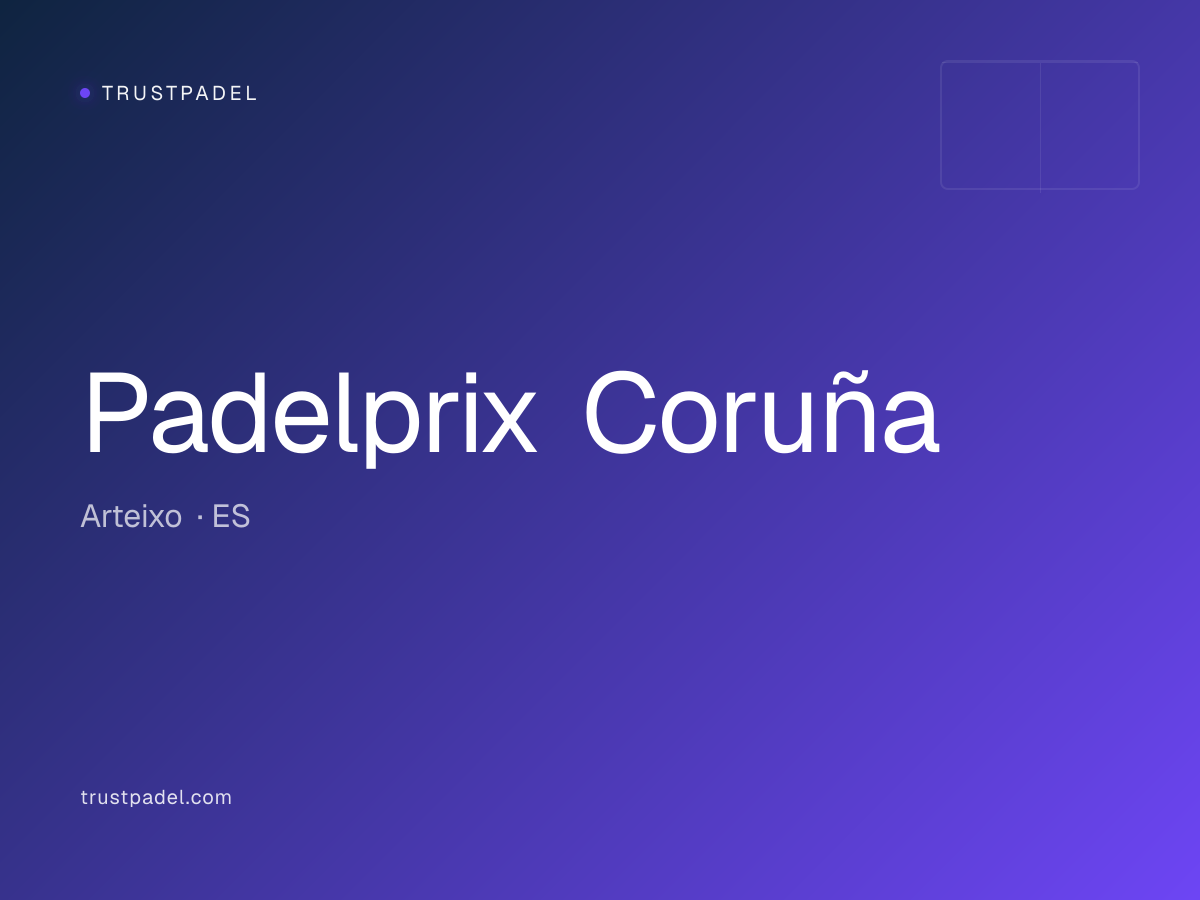 Padelprix Coruña padel club