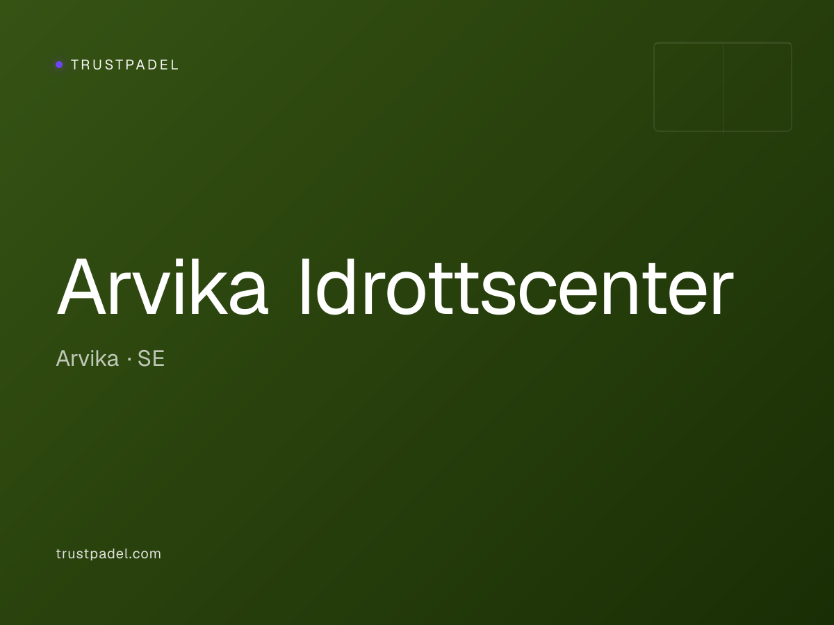 Arvika Idrottscenter padel club