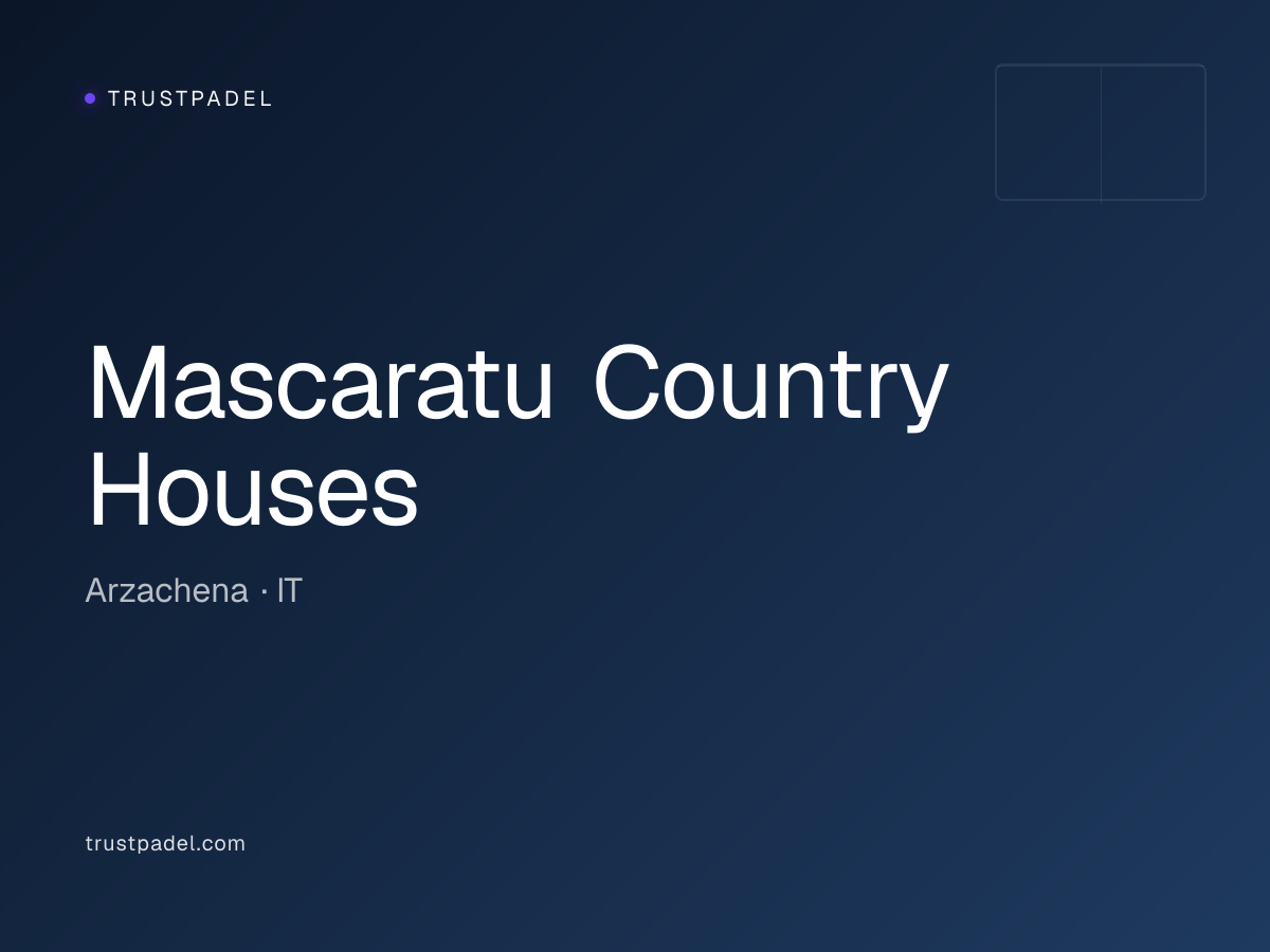 Mascaratu Country Houses padel club
