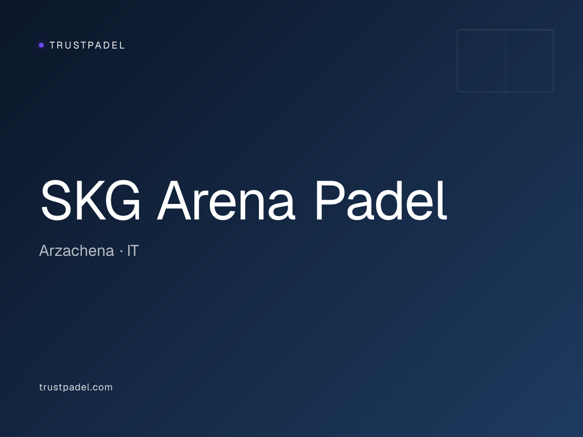 SKG Arena Padel padel club