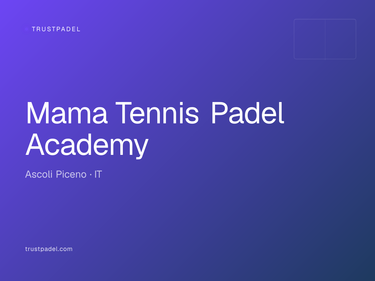 Mama Tennis Padel Academy padel club