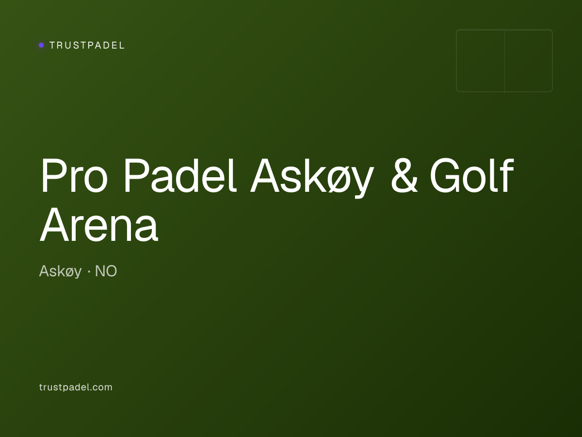 Pro Padel Askøy & Golf Arena padel club