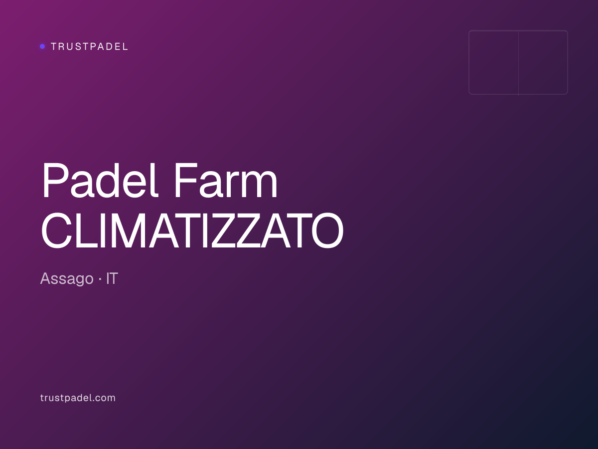Padel Farm CLIMATIZZATO padel club