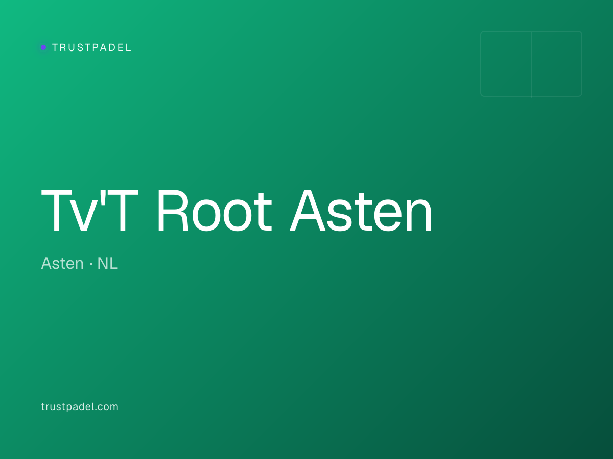 Tv'T Root Asten padel club