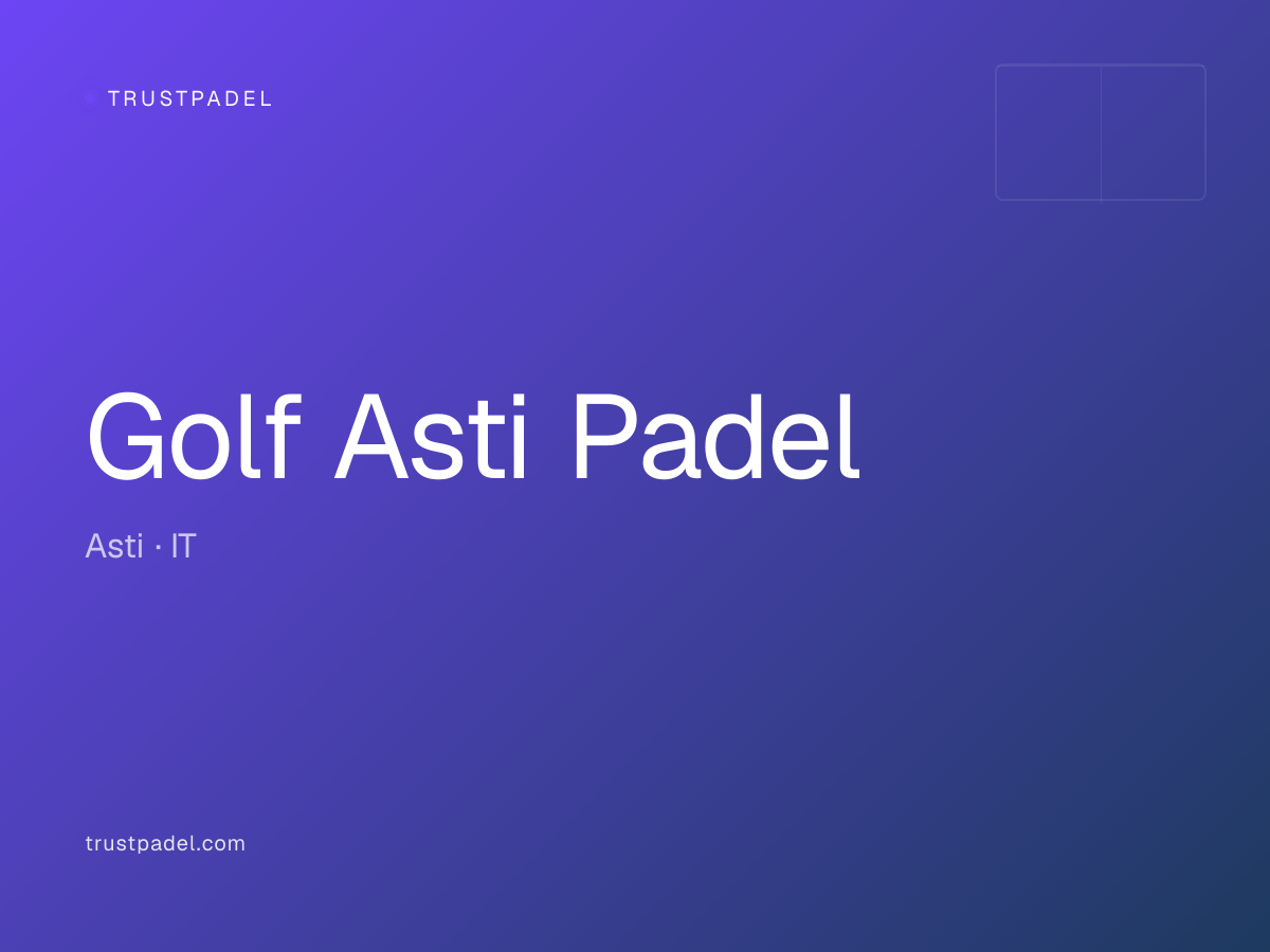 Golf Asti Padel padel club