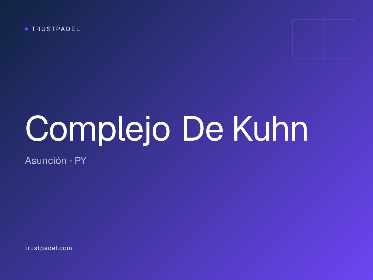 Complejo De Kuhn padel club