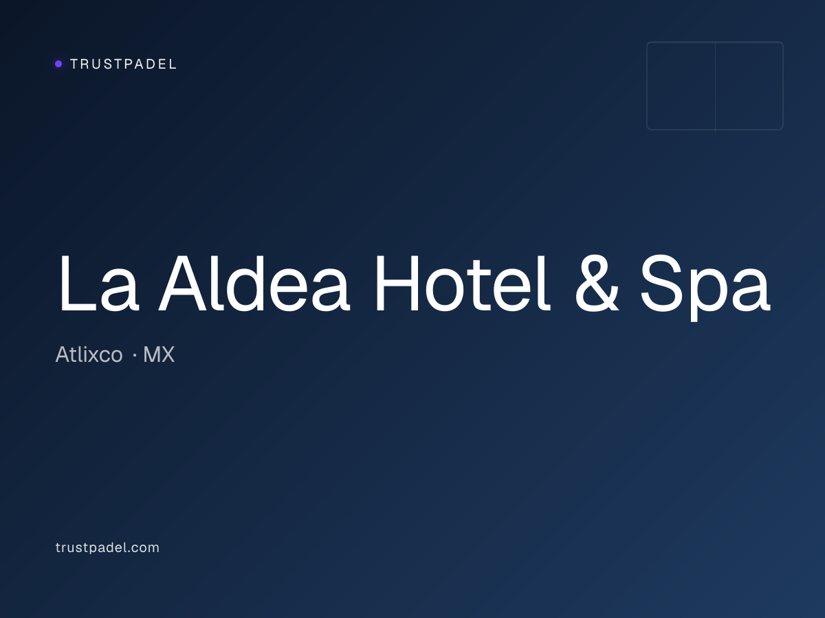 La Aldea Hotel & Spa padel club