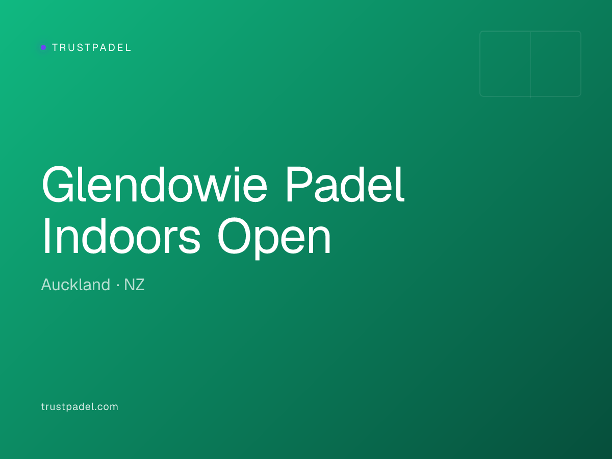 Glendowie Padel Indoors Open padel club