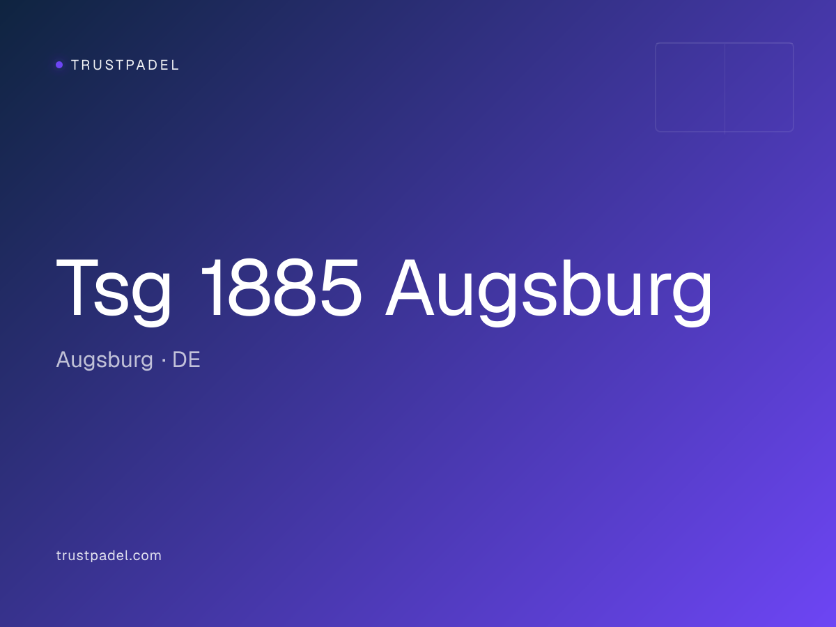 Tsg 1885 Augsburg padel club