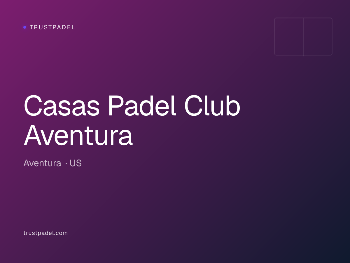 Casas Padel Club Aventura padel club
