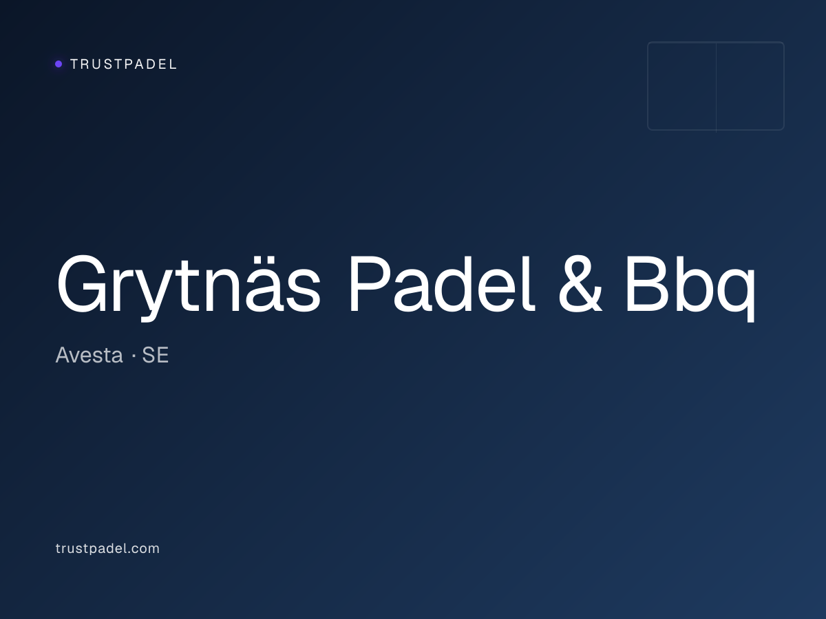 Grytnäs Padel & Bbq padel club