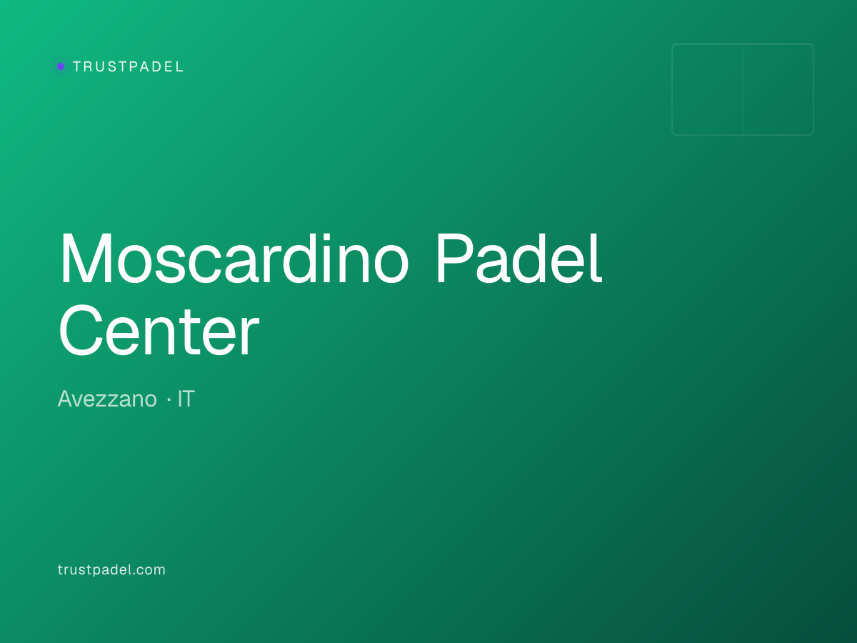 Moscardino Padel Center padel club