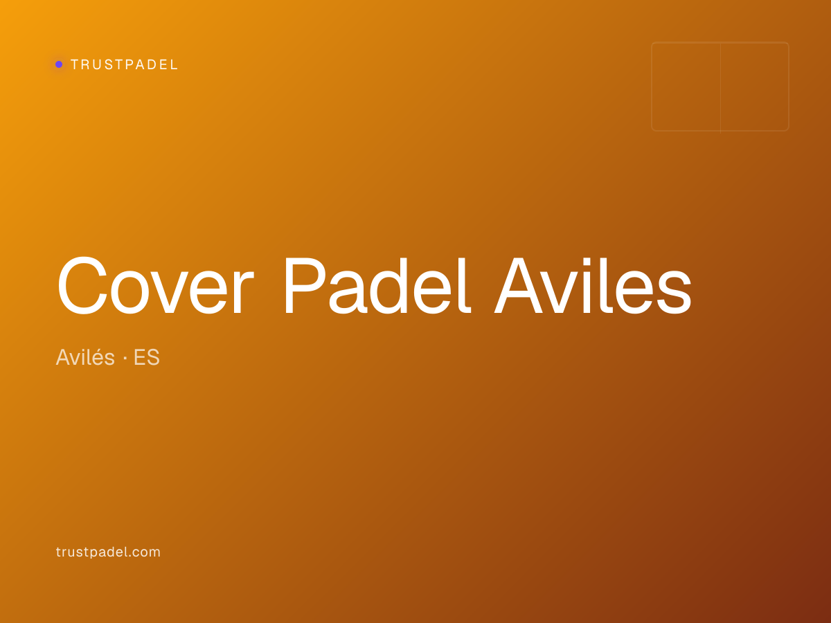 Cover Padel Aviles padel club