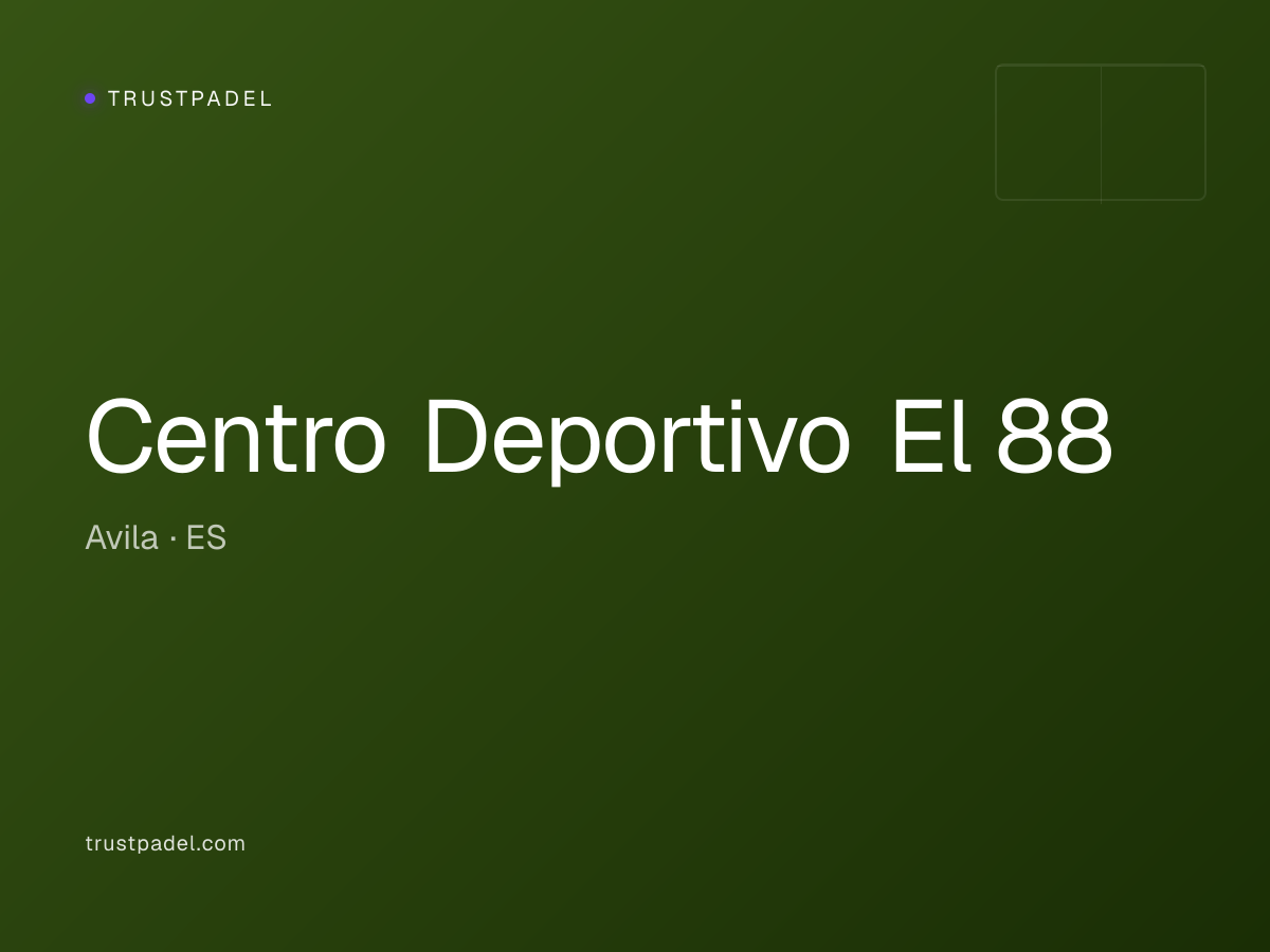 Centro Deportivo El 88 padel club