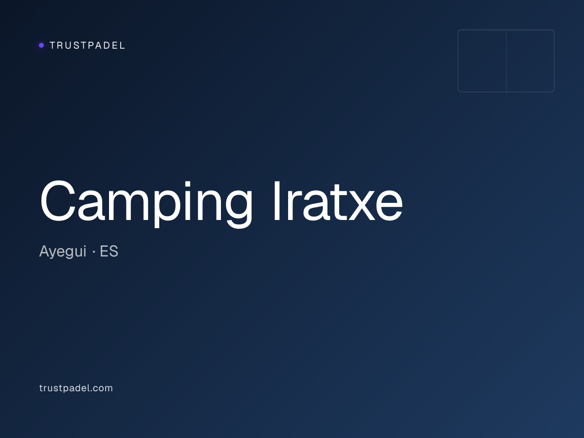 Camping Iratxe padel club