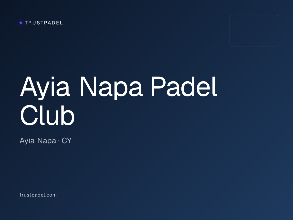 Ayia Napa Padel Club padel club