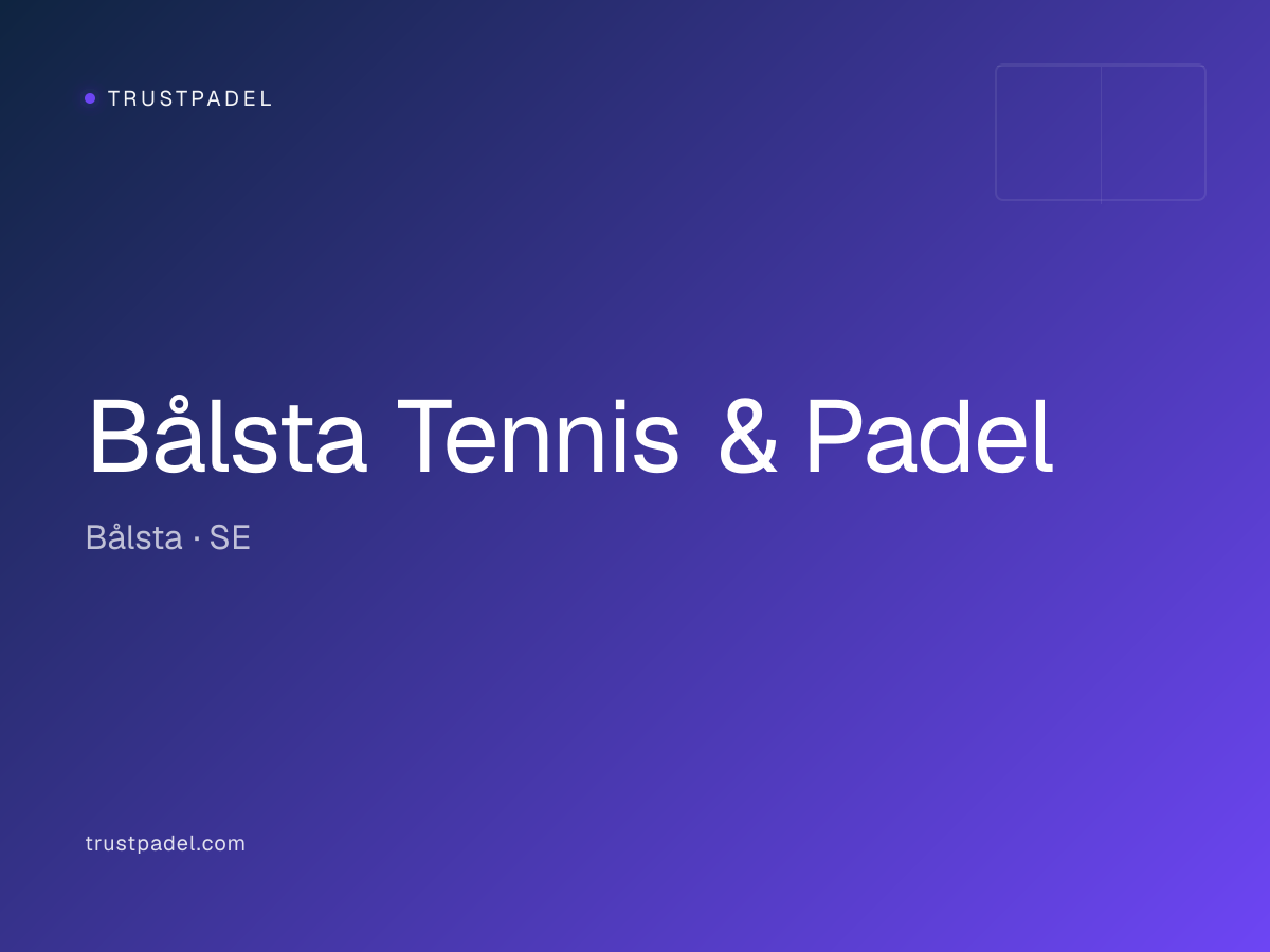 Bålsta Tennis & Padel padel club