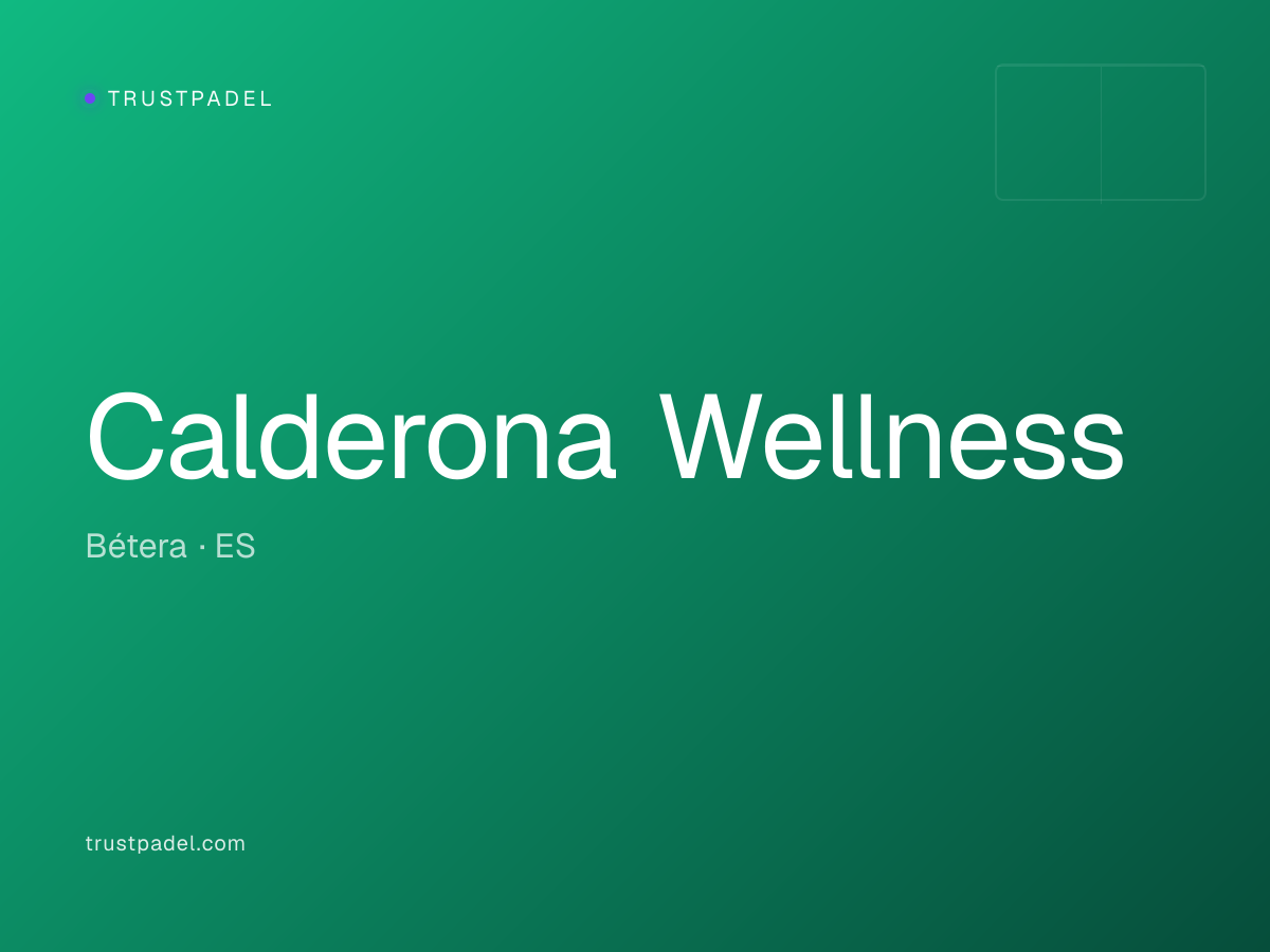 Calderona Wellness padel club