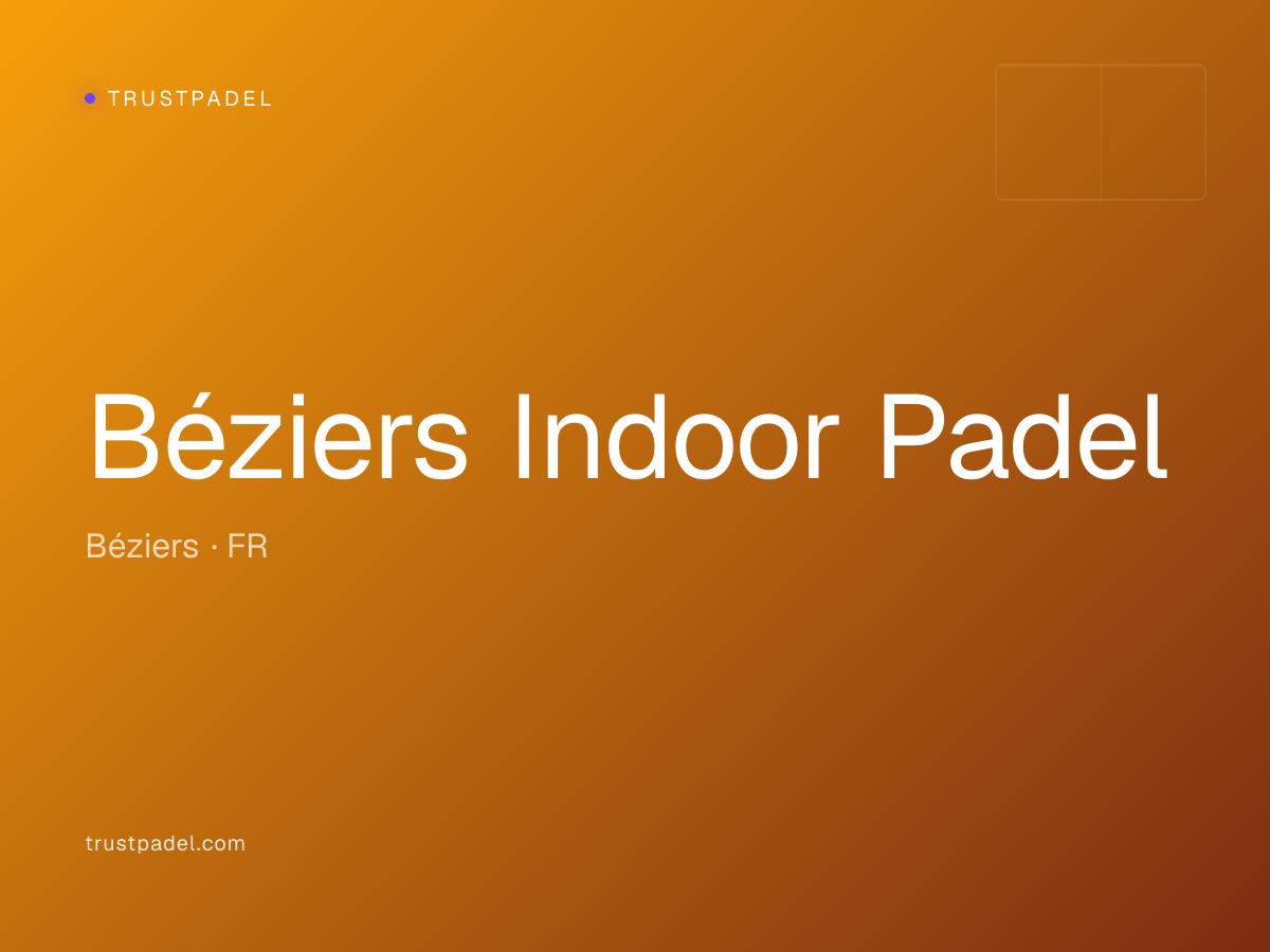 Béziers Indoor Padel padel club