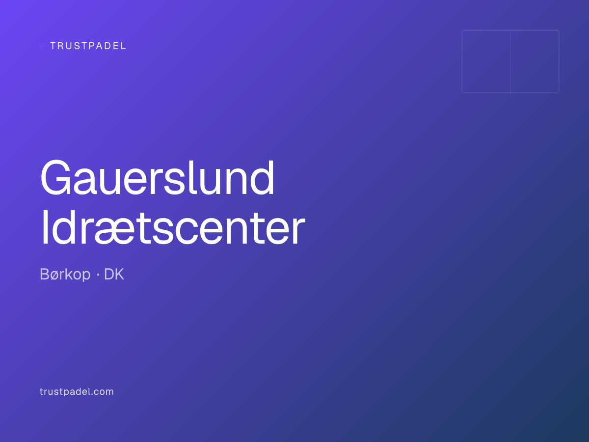 Gauerslund Idrætscenter padel club