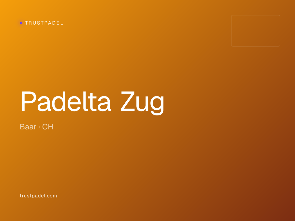 Padelta Zug padel club