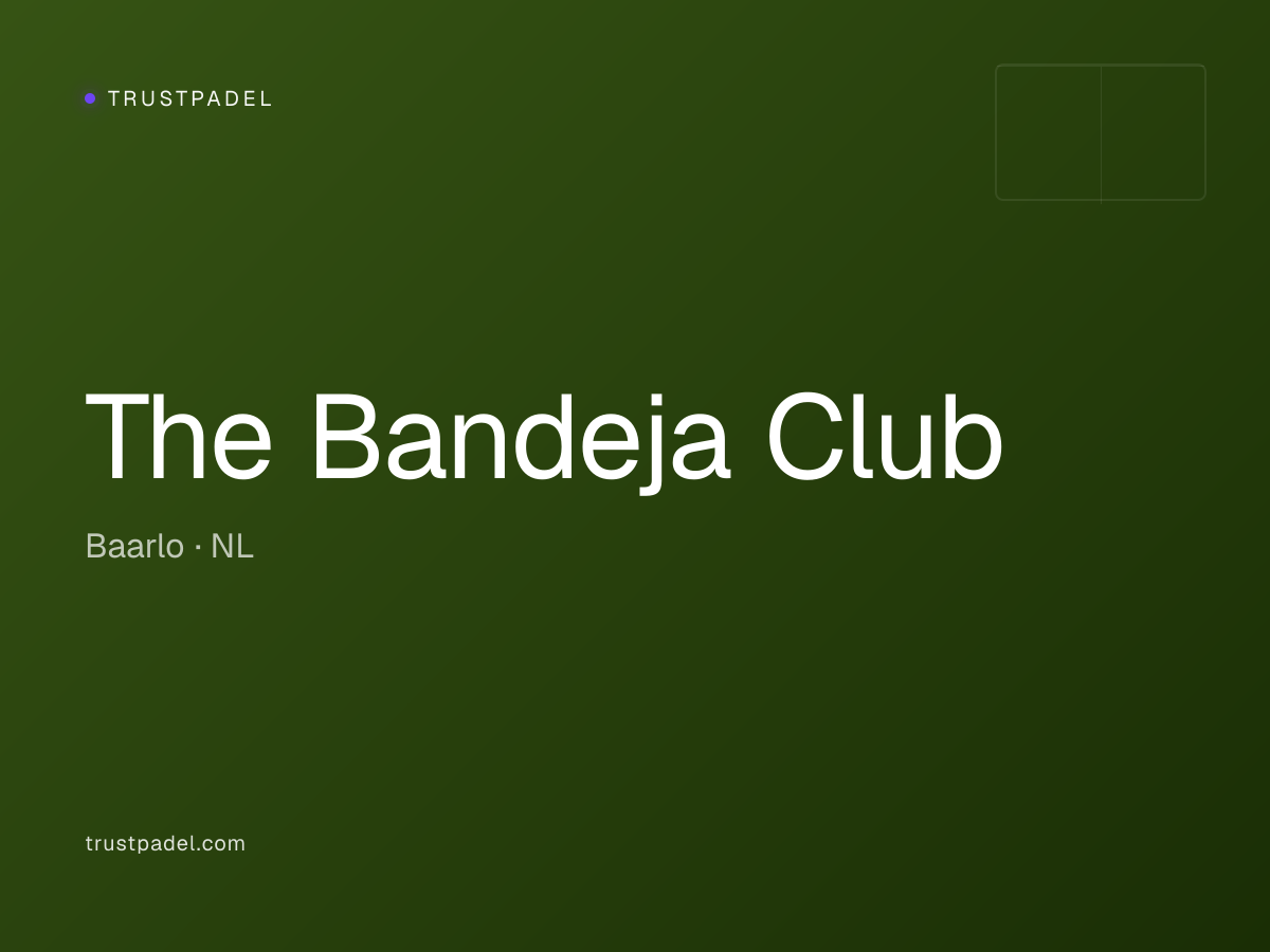 The Bandeja Club padel club